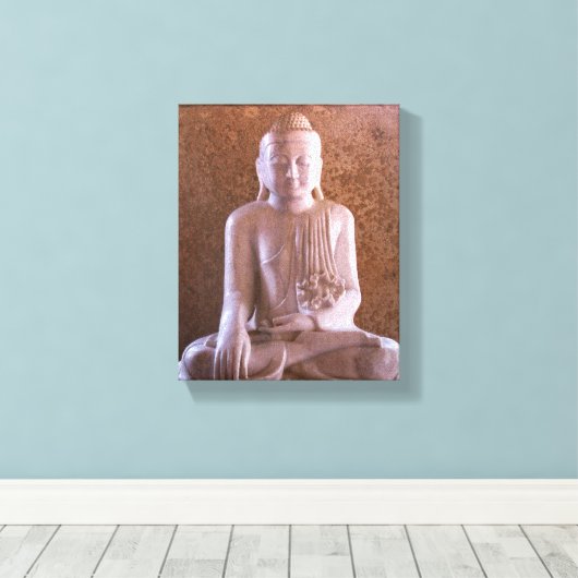 Buddha Canvas Afdruk (Insitu (Houten vloer))
