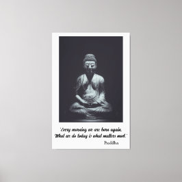 Buddha Canvas Afdruk