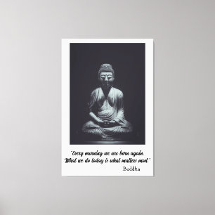 Buddha Canvas Afdruk