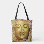 Buddha Canvas tas (Achterkant)