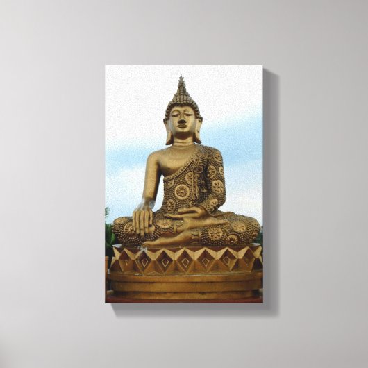 Buddha Canvasprint Canvas Afdruk (Voorkant)