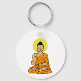 Buddha cartoon Buddhism.net Sleutelhanger