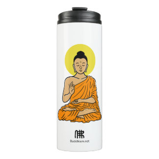 Buddha cartoon Buddhism.net Thermosbeker