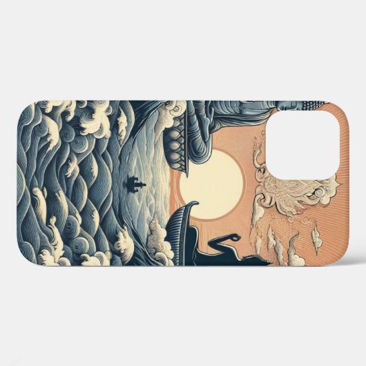 Buddha Case-Mate iPhone Case (Achterkant (horizontaal))