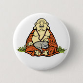 Buddha Cat Button (Voorkant)