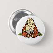 Buddha Cat Button (Voorkant /achterkant)