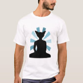 Buddha Cat T-shirt (Voorkant)