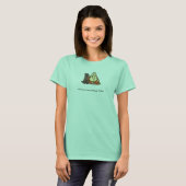 Buddha Chocolate Lab T-shirt (Voorkant volledig)