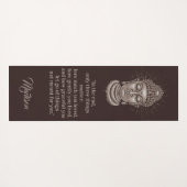 Buddha citeert douanenaam omkeerbare yoga mat (Achterkant (horizontaal))