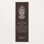 Buddha citeert douanenaam omkeerbare yoga mat (Achterkant)