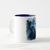 Buddha Coffee Cup Tweekleurige Koffiemok (Voorkant links)