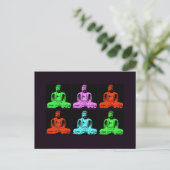 Buddha Collage Briefkaart (Staand voorkant)