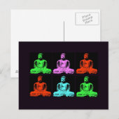 Buddha Collage Briefkaart (Voorkant / Achterkant)