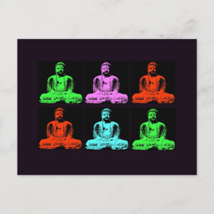 Buddha Collage Briefkaart