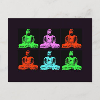 Buddha Collage Briefkaart