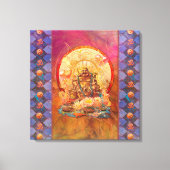 BUDDHA DE ENLIGHTEN ÉÉN CANVAS AFDRUK (Voorkant)