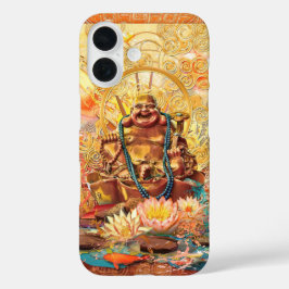 BUDDHA DE ENLIGHTEN ÉÉN iPhone 16 HOESJE
