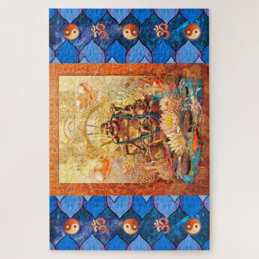 BUDDHA DE ENLIGHTEN ÉÉN LEGPUZZEL (Verticaal)