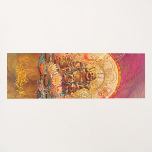 BUDDHA DE ENLIGHTEN ÉÉN YOGAMAT (Achterkant (horizontaal))