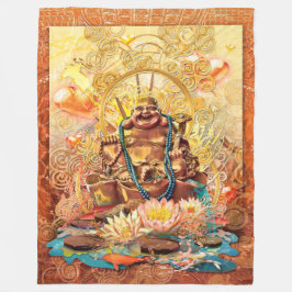 BUDDHA DE ENLIGHTEN ONE FLEECE BLANKET