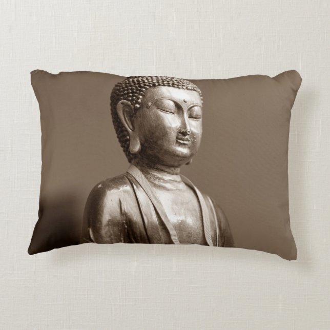 Buddha Decoratief Kussen (Achterkant)