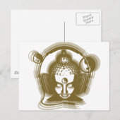 Buddha Deejay Briefkaart (Voorkant / Achterkant)