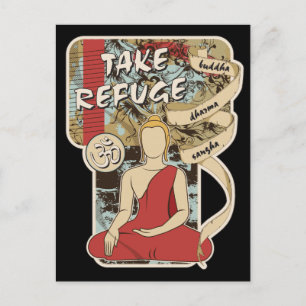 Buddha, Dharma en Sangha Briefkaart