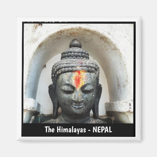 Buddha, Dharma, Sangha - Nepal Magneet (Voorkant)