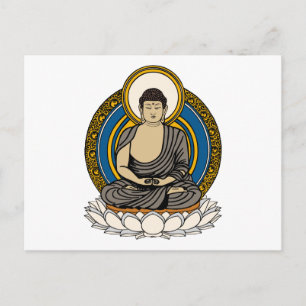 Buddha Dhyana Mudra Briefkaart