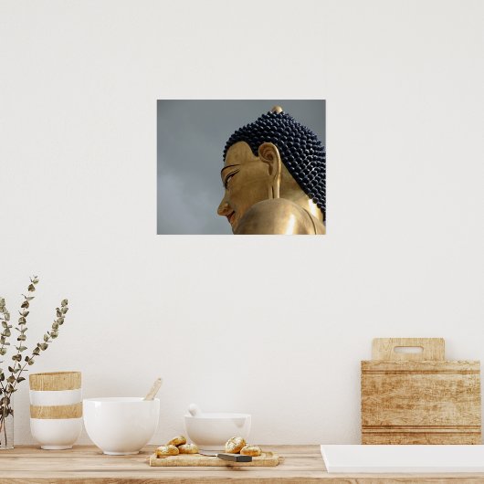 Buddha Dordenma standbeeld Poster (Keuken)