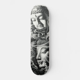 Buddha Dragon Krishna Prayer Deck Skateboard