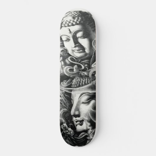 Buddha Dragon Krishna Prayer Deck Skateboard (Voorkant)