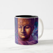 Buddha Dream — Two-Tone koffie mok (Voorkant rechts)