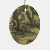 Buddha en Joshua Trees Art Ornament (Rechts)