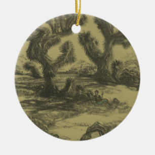 Buddha en Joshua Trees Art Ornament