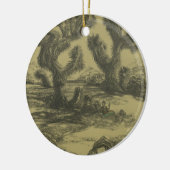 Buddha en Joshua Trees Art Ornament (Links)
