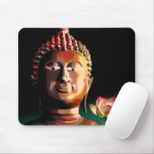 Buddha en ontloken lotus muismat (Met muis)