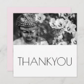 BUDDHA EN STROMEN DANKJE VOOR FLAT-KAART BEDANKKAART (Voorkant / Achterkant)