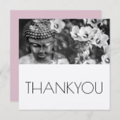 BUDDHA EN STROMEN DANKJE VOOR FLAT-KAART BEDANKKAART (Voorkant / Achterkant)