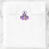 BUDDHA-energie | Maak uw eigen achtergrond Ronde Sticker (Tas)