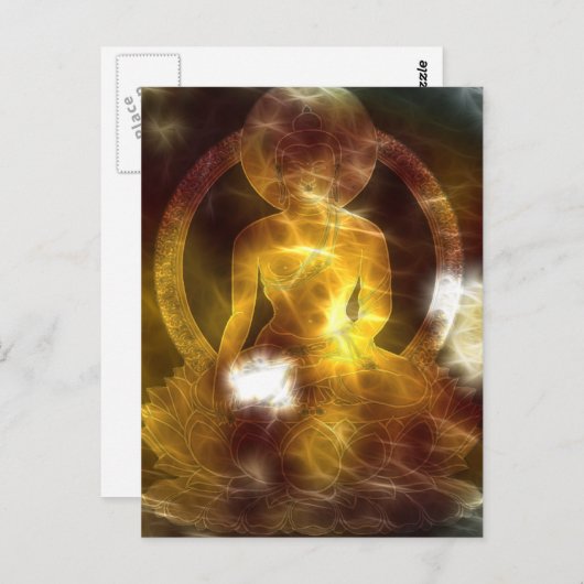 Buddha Energy 4 Briefkaart (Voorkant / Achterkant)