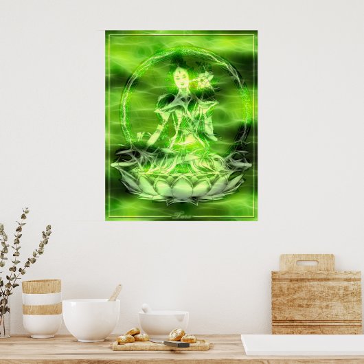 Buddha Energy 5 Tara Poster (Keuken)