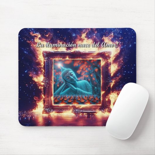 Buddha es Amor Propio Muismat (Met muis)