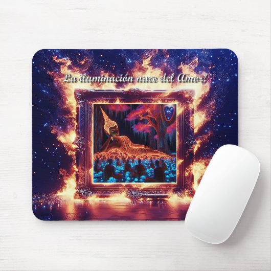 Buddha es Amor Propio Muismat (Met muis)