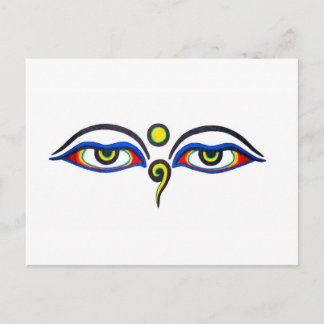 Buddha Eyes Briefkaart