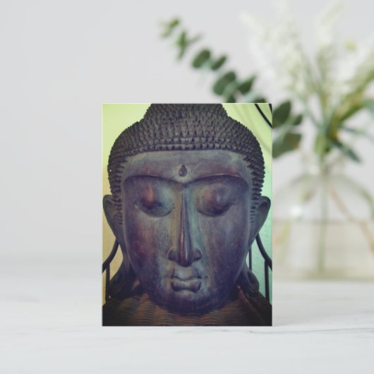 Buddha Face Briefkaart (Staand voorkant)