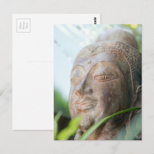 Buddha Face Briefkaart (Voorkant / Achterkant)