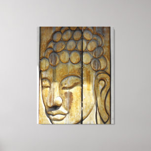 Buddha Face Canvas Afdruk