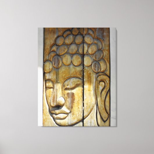 Buddha Face Canvas Afdruk (Voorkant)