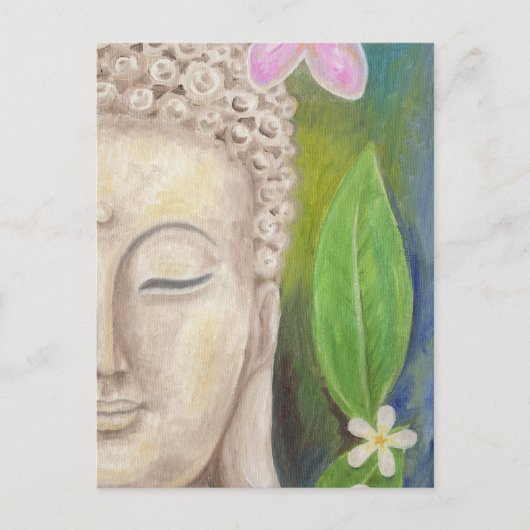 Buddha Face postcard Briefkaart (Voorkant)